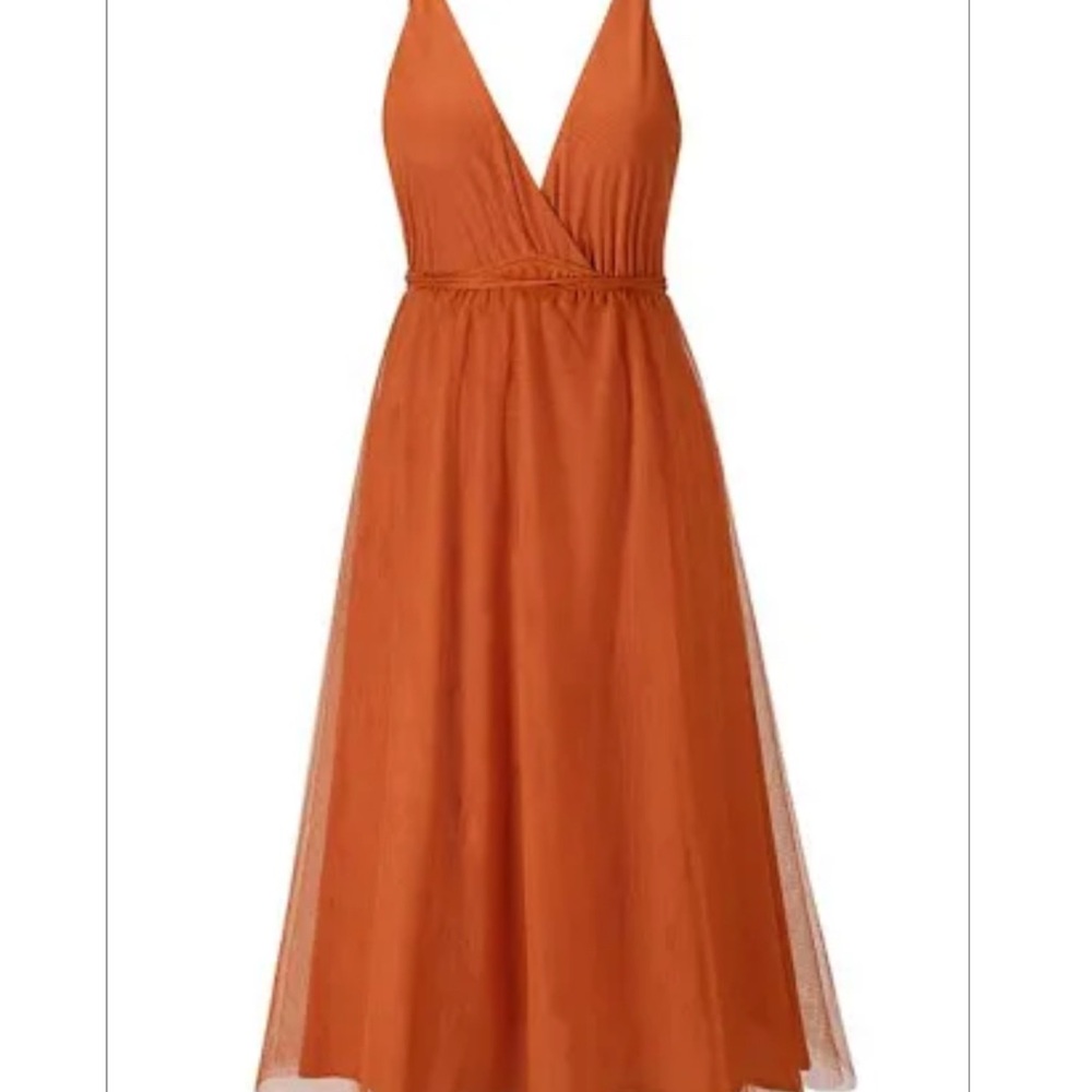 Orange Bridesmaids Dress